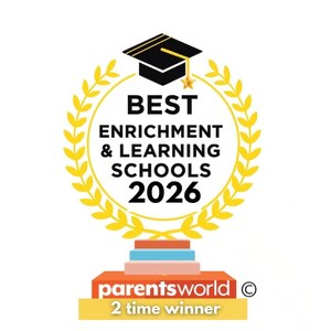 Parents World – Best Enrichment & Learning Schools 2026, 2-time winner